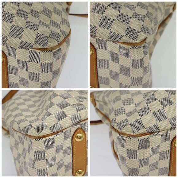 LOUIS VUITTON Damier Azur Syracuse GM Shoulder Bag N41111 LV Auth 138233 - Picture 14 of 16